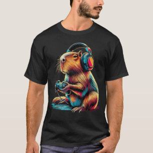 Capybara Funny Video Games Capybara T-Shirt