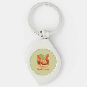 Capybara Furry Best Friend Tropical Animal Key Ring