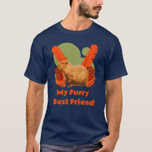 Capybara Furry Best Friend Tropical Animal T-Shirt