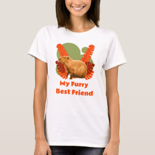 Capybara Furry Best Friend Tropical Animal T-Shirt