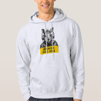 Capybara Generative Disco Jockie cool fun T-shirt Hoodie