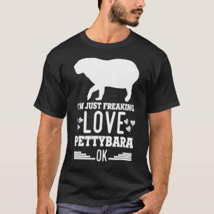 Capybara Giant Rodent For Pettybara   T-Shirt