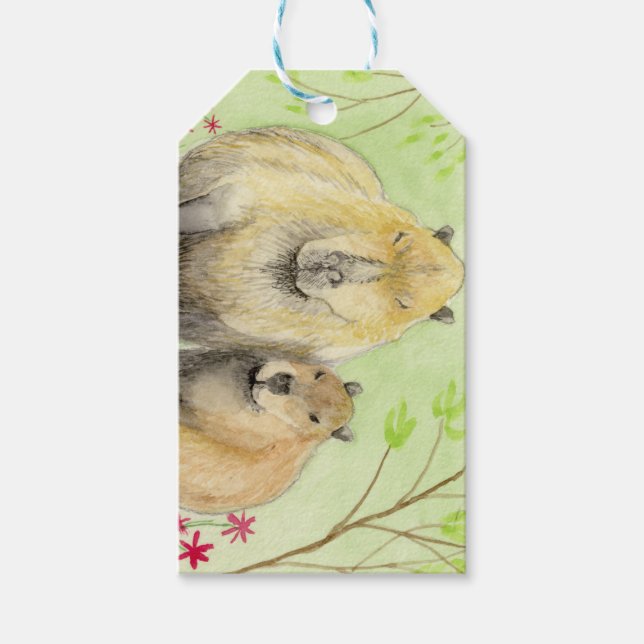 Capybara Gift Tags (Front)