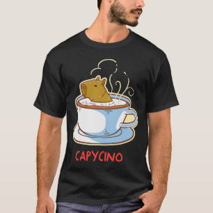 capybara gifts, capycino, cappuccino coffee, cute T-Shirt
