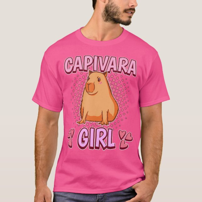 Capybara Girl Capybara T-Shirt (Front)