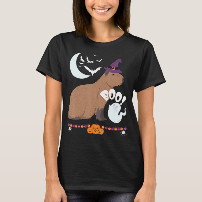 Capybara  Halloween T-Shirt (Front)