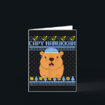 Capybara Hanukkah Capy Hanukkah Chanukah Jewish Ki Card<br><div class="desc">Capybara Hanukkah Capy Hanukkah Chanukah Jewish Kids Toddler</div>