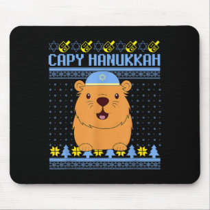 Capybara Hanukkah Capy Hanukkah Chanukah Jewish Ki Mouse Mat