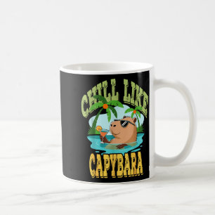 Capybara Holidays - Funny Zen Rodent Quote Gift  Coffee Mug