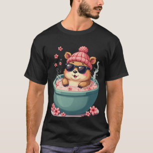 Capybara Hot Tub Relaxation Chill Vibes Spa Day St T-Shirt