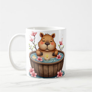 Capybara Hot Tub Relaxation Zen Animal Funny Tshir Coffee Mug