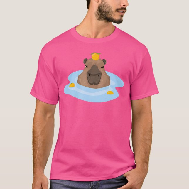 Capybara Idea Cute Capybara T-Shirt (Front)