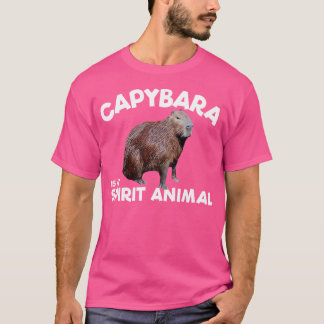 Capybara Is My Spirit Animal Capybara Lover Capyba T-Shirt