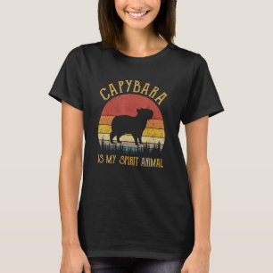 Capybara Is My Spirit Animal   Cute Pet T-Shirt
