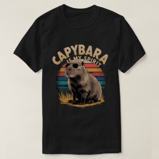 Capybara is my spirit animal shirt, animal lover  T-Shirt