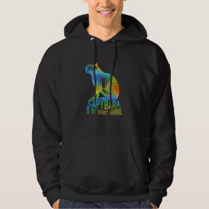 capybara is my spirit animal unique capybara hoodie