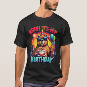 Capybara Kaiju Birthday Party Japan Monster Capyzi T-Shirt