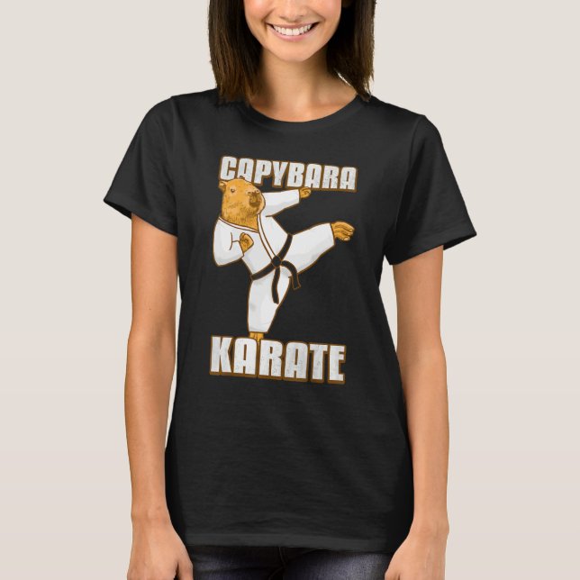 Capybara Karate Gi T-Shirt (Front)