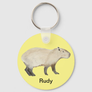 Capybara Key Ring