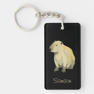 Capybara Key Ring