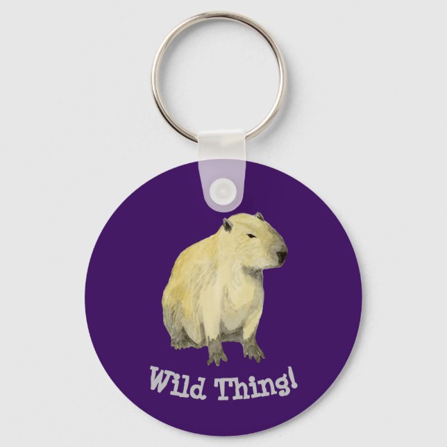 Capybara Keychain (Front)