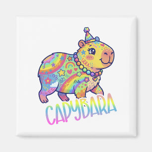 Capybara Kid Core Colorful Art Y2Ktype Magnet