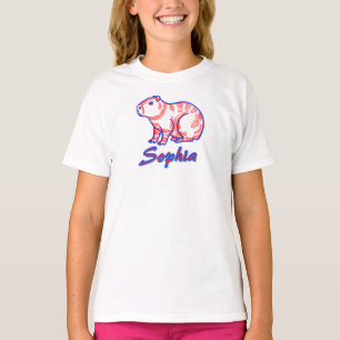 Capybara Kids T-Shirt – Cute Colorful Animal