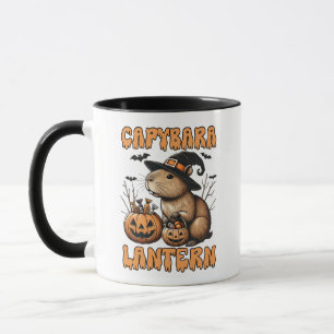 Capybara Lantern Halloween Mug