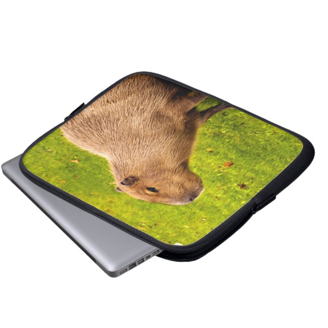 Capybara Laptop Sleeve (Front Bottom)