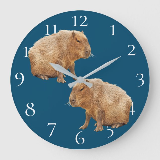 Capybara Large Clock (Front)