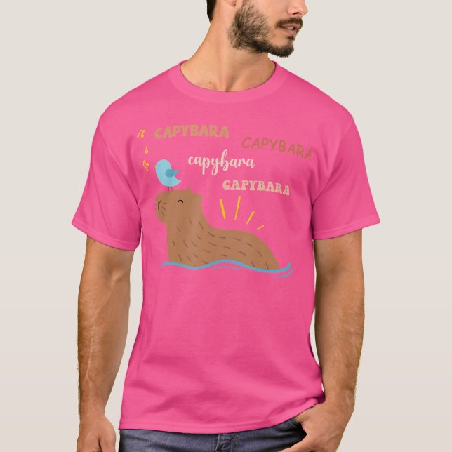 Capybara Lover Cute Capybara T-Shirt (Front)