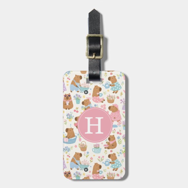Capybara Luggage Tags (Front Vertical)