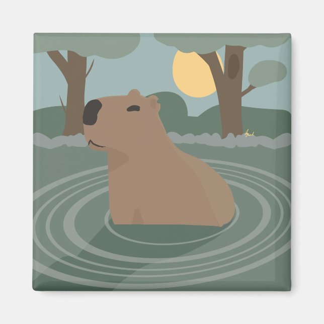 Capybara Magnet (Front)