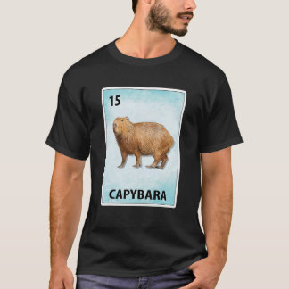 Capybara Mexican Cards T-Shirt