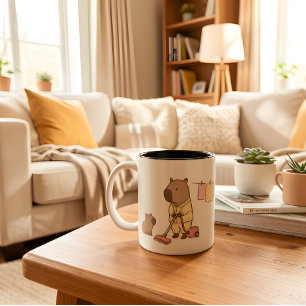 Capybara Mum Mug Cute & Cosy Gift for Capybara