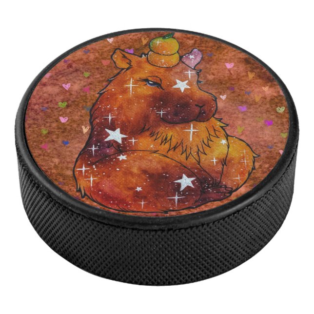 Capybara named Dream Hockey Puck (3/4)