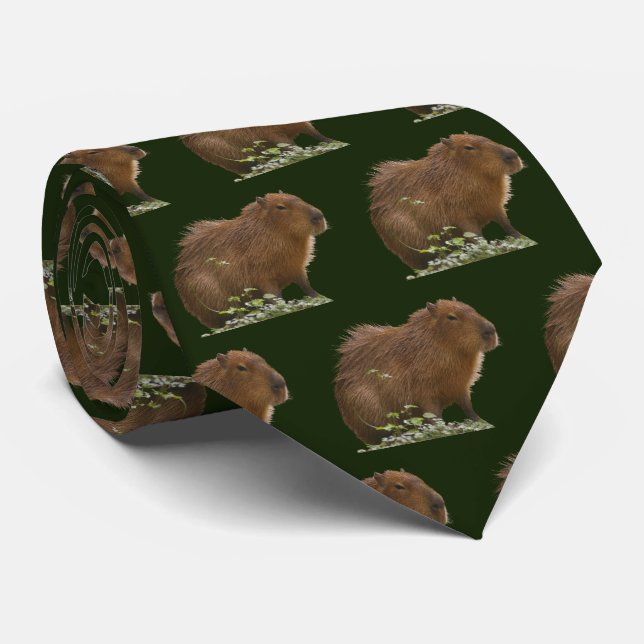 Capybara Neck Tie (Rolled)