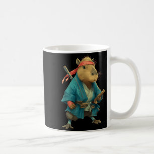 Capybara Ninja Samurai Japan Funny Japanese Graphi Coffee Mug
