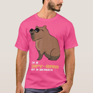 Capybara Not A Beaver Funny Capybara T-Shirt