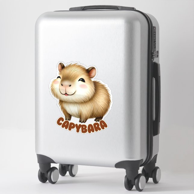 CAPYBARA -NURSERY STICKER (Suitcase)