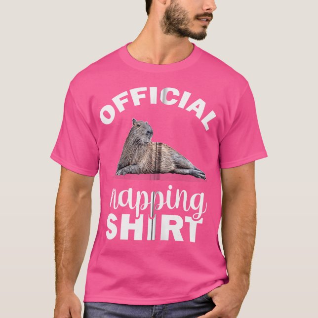 Capybara Official Napping T-Shirt (Front)