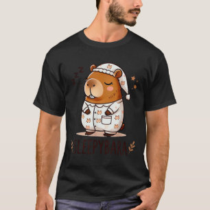 Capybara Official Sleep Pajamas Nightgown Sleepyba T-Shirt