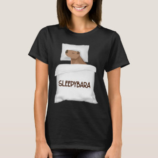 Capybara Official Sleep Pyjamas Nightgown Sleepyba T-Shirt