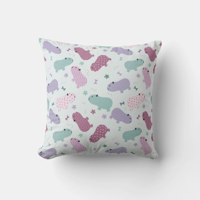capybara pattern cushion (Front)