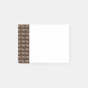 Capybara Pattern Post-It Notes