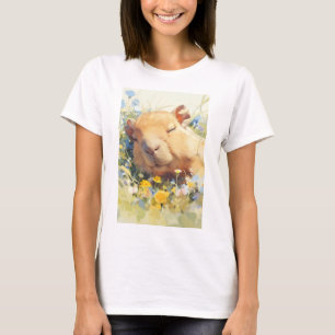 Capybara Peaceful Nap T-Shirt