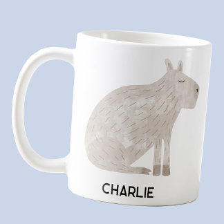 Capybara Personalised Name Coffee Mug