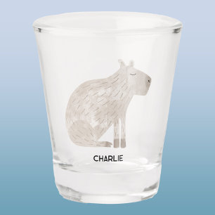 Capybara Personalised Shot Glass