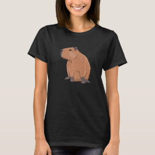 Capybara Pet Cute Animal Capybaras Zoo Rodent Rode T-Shirt