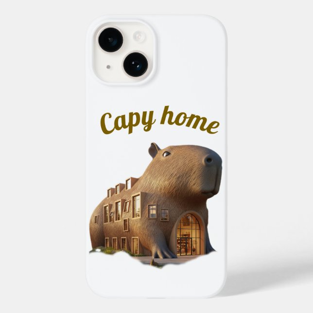 Capybara phone case vibe (Back)